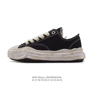 Mmy Maison Mihara Yasuhiro Blakey Canvas Low Sneakers