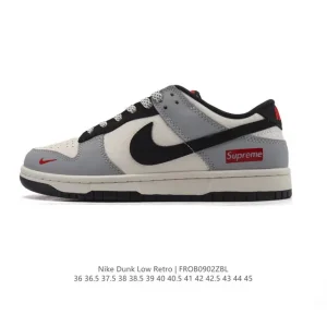 Nike SB Dunk Low Pro Vintage Leather Skate Shoes for Men and Women
