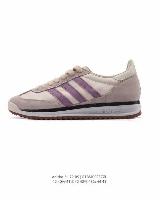 Adidas SL 72 Shoes Classic Retro Vintage Thin Sole Sneakers - Image 2