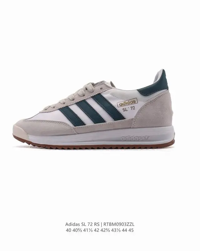 Adidas SL 72 Shoes Classic Retro Vintage Thin Sole Sneakers - Image 3