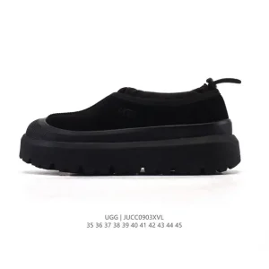 Retro Low-Top Ugg Boots with Shearling Lining and Chunky Sole