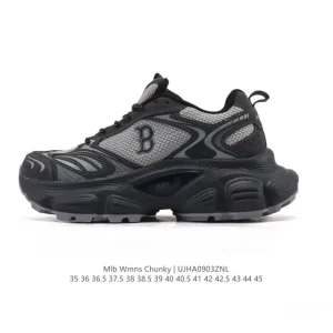 MLB Bigball Chunky New York Yankees 6cm Platform Sneakers for Men and Women