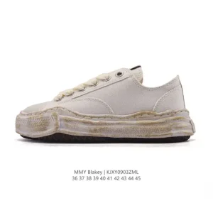 Mmy Maison Mihara Yasuhiro Blakey Canvas Low Sneakers