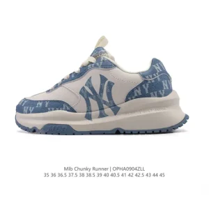 MLB Chunky Runner Liner Low-Top Thick Sole Sneakers 2025 New York Yankees Edition