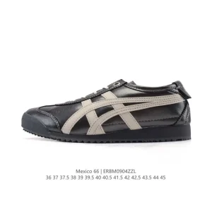 ASICS Onitsuka Tiger Mexico 66 Classic Vintage Leather Sneakers
