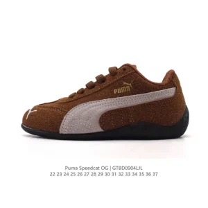 PUMA Speedcat OG Kids Racing Shoes - Retro Low-Top Sneakers