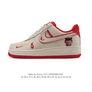 Nike Air Force 1 '07 Low White Movie Edition 2025 Bubble Cushion Sneakers