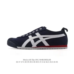ASICS Onitsuka Tiger Mexico 66 Slip On Vintage Comfort Sneakers