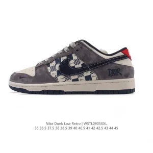 Nike Dunk Low Retro Vintage Basketball and Skateboarding Shoes