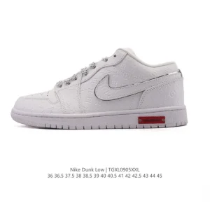 Nike Dunk Low Retro Vintage Basketball Style Leather Skate Shoes