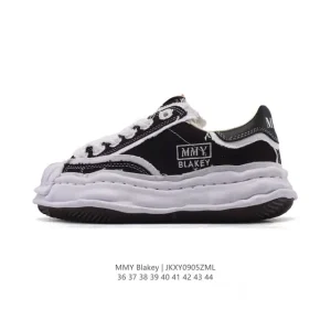 Mmy Blakey Canvas Low Top Sneakers with Dissolved Sole