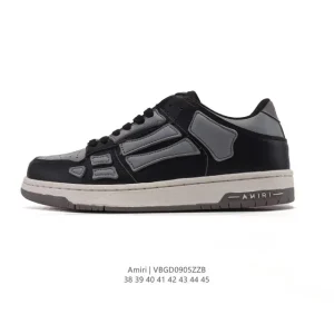 Amiri Skeleton Low Top Sneakers Bone Shoes for Men and Women