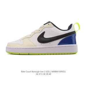 Nike Court Borough Low 2 Gs Low Top Casual Sneakers for Women