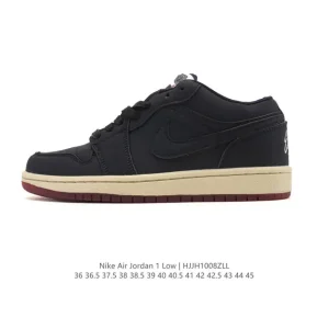 Air Jordan 1 Low Retro Classic White Black Red