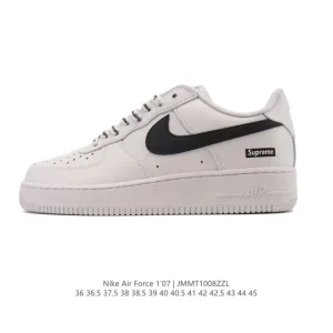 Supreme x Nike Air Force 1 Low 'White' AF1 Sneaker with Honeycomb Air Unit