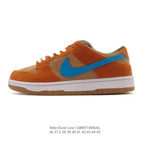 Nike SB Dunk Low Pro Vintage Leather Skateboarding Shoes for Men and Women