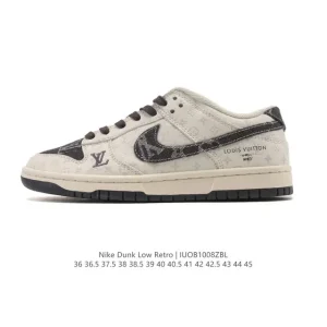 Nike SB Dunk Low Pro Men's and Women's Skateboarding Shoes Vintage Style