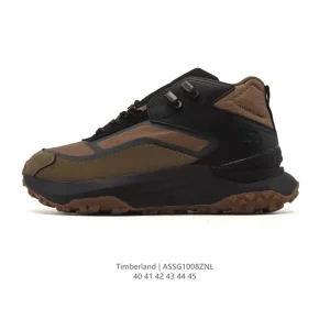 Timberland Men's Mid-Cut Outdoor Hiking Boots with Anti-Odor Insoles