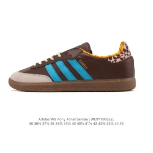 Adidas Samba OG Classic Leather Sneakers with T-toe Design