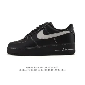 Nike Air Force 1 Low 07 White Leather Sneakers for Men and Women