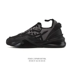 Fendi Men's Retro Sporty Chunky Sole Sneakers by Kim Jones