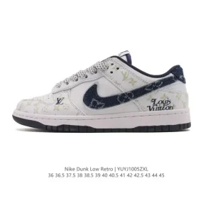 Nike SB Dunk Low Pro Men's Women's Skateboarding Shoes Vintage Leather