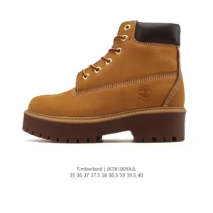 Timberland High-Top Hiking Boots for Women Outdoor Casual Fashion