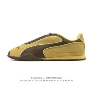 Puma Bella Ut Leather Low Top Lifestyle Shoes with Softfoam+ Insole