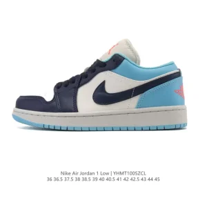 Jordan Air 1 Low Retro Classic Leather Basketball Shoes