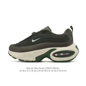 Nike Air Max Portal White Black 5cm Heel Summer Sneakers