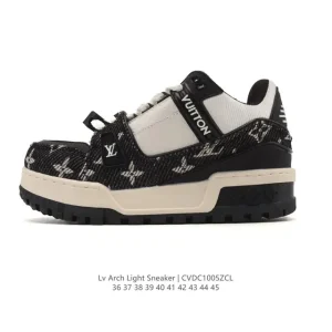 Louis Vuitton Trainer Sneaker Low Fashion Thick Sole Men Shoes