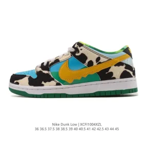 Nike SB Dunk Low Pro CU3244 Vintage Leather Skate Shoes for Men and Women