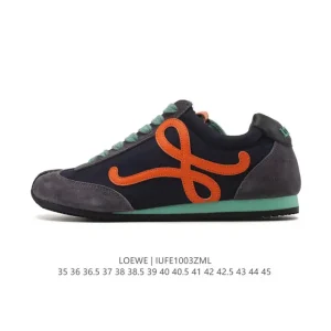 Loewe Ballet Runner Leather Fabric Low Top Sneakers