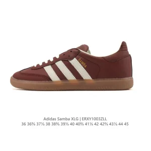 Adidas Samba Pony Tonal Horsehair Leather Sneakers Vintage Retro Style