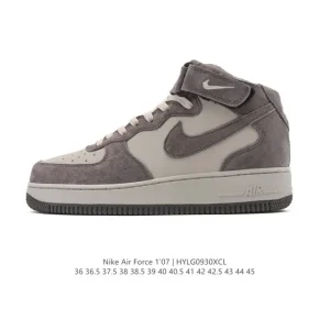 Nike Air Force 1 07 Low White Leather Casual Sneakers for Men and Women