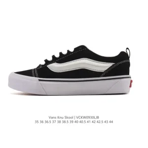 Vans Knu Skool VR3 LX Leather Canvas Chunky Sneakers