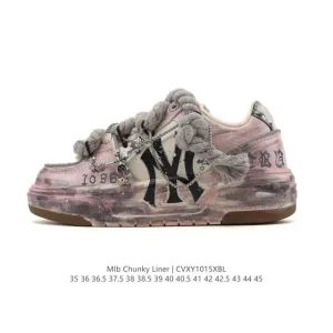 MLB Chunky Liner Basic Streetwear Sneakers for Men and Women