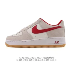 Nike Air Force 1 07 Low White Leather Sneakers for Men and Women