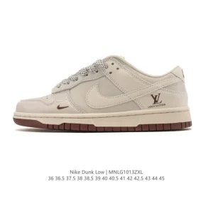 Nike SB Dunk Low Pro Vintage Leather Skate Shoes for Men and Women