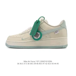 Nike Air Force 1 '07 Low White Leather Sneakers