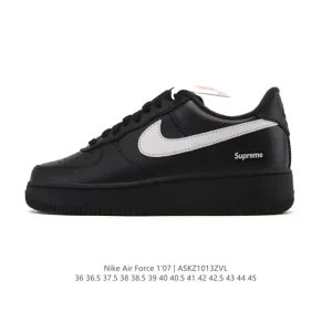 Nike Air Force 1 07 Low White Leather Sneakers for Men and Women