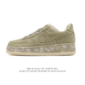 Nike Air Force 1 Low DV4246 White Leather Sneakers with Air Cushioning