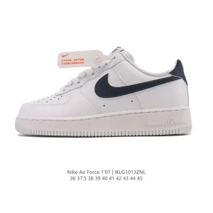 Nike Air Force 1 07 Low White Leather Sneakers for Men and Women