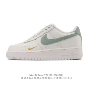 Nike Air Force 1 '07 Low White Leather Sneakers