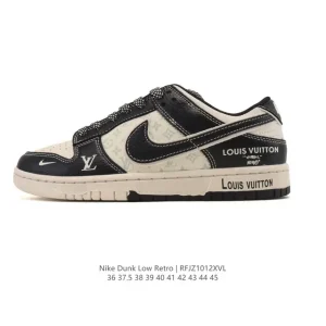 Nike SB Dunk Low Pro Vintage Leather Skateboarding Shoes for Men and Women