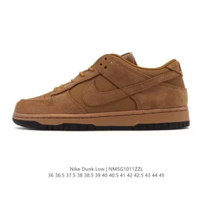 Nike SB Dunk Low Pro Vintage Leather Skate Shoes for Men and Women