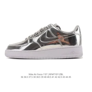 Nike Air Force 1 '07 Low White Leather Sneakers