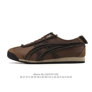 ASICS Onitsuka Tiger Mexico 66 Classic Retro Leather Sneakers