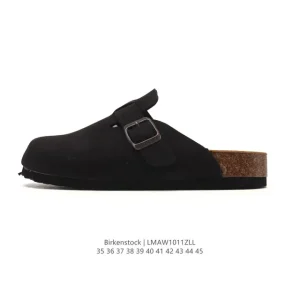 Birkenstock Boston Suede Shearling Slipper for Men and Women