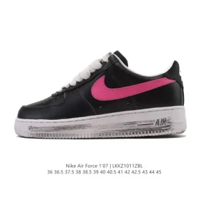 Nike Air Force 1 07 Low White Leather Sneakers for Men and Women